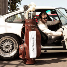 Load image into Gallery viewer, HERITAGE BROWN LEATHER GOLF BAG - CART