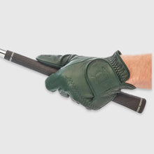Load image into Gallery viewer, PRO FOREST GREEN CABRETTA LEATHER GOLF GLOVES (2 PACK) LEFT HAND(R/H PLAYERS)