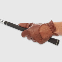 Load image into Gallery viewer, PRO HERITAGE BROWN CABRETTA LEATHER GOLF GLOVES (2 PACK)