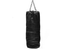 Load image into Gallery viewer, RETRO EXECUTIVE BLACK LEATHER HEAVY PUNCHING BAG (UN-FILLED)