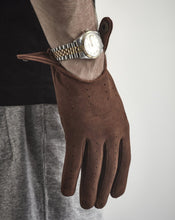 Load image into Gallery viewer, HERITAGE BROWN LEATHER DRIVING GLOVES