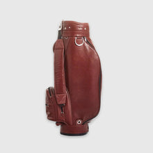 Load image into Gallery viewer, HERITAGE BROWN LEATHER GOLF BAG - CART
