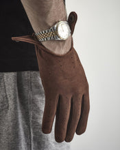 Load image into Gallery viewer, HERITAGE BROWN LEATHER DRIVING GLOVES
